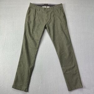 Roy Robson Size 48 (33x32) Jeans Pants Fir Green Scott Chino Slim Fit